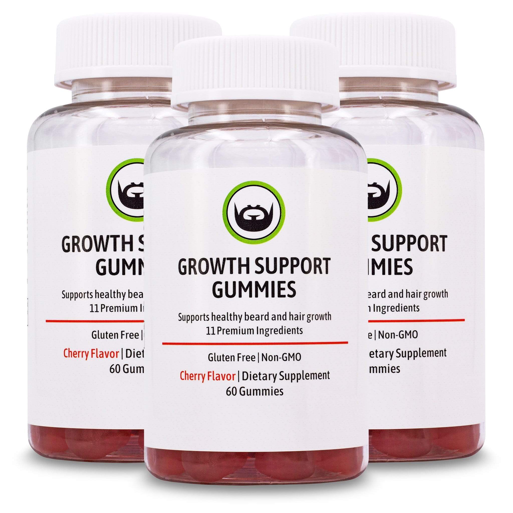 Beard Gummy Vitamins - 3 Month Supply by Beard Organics