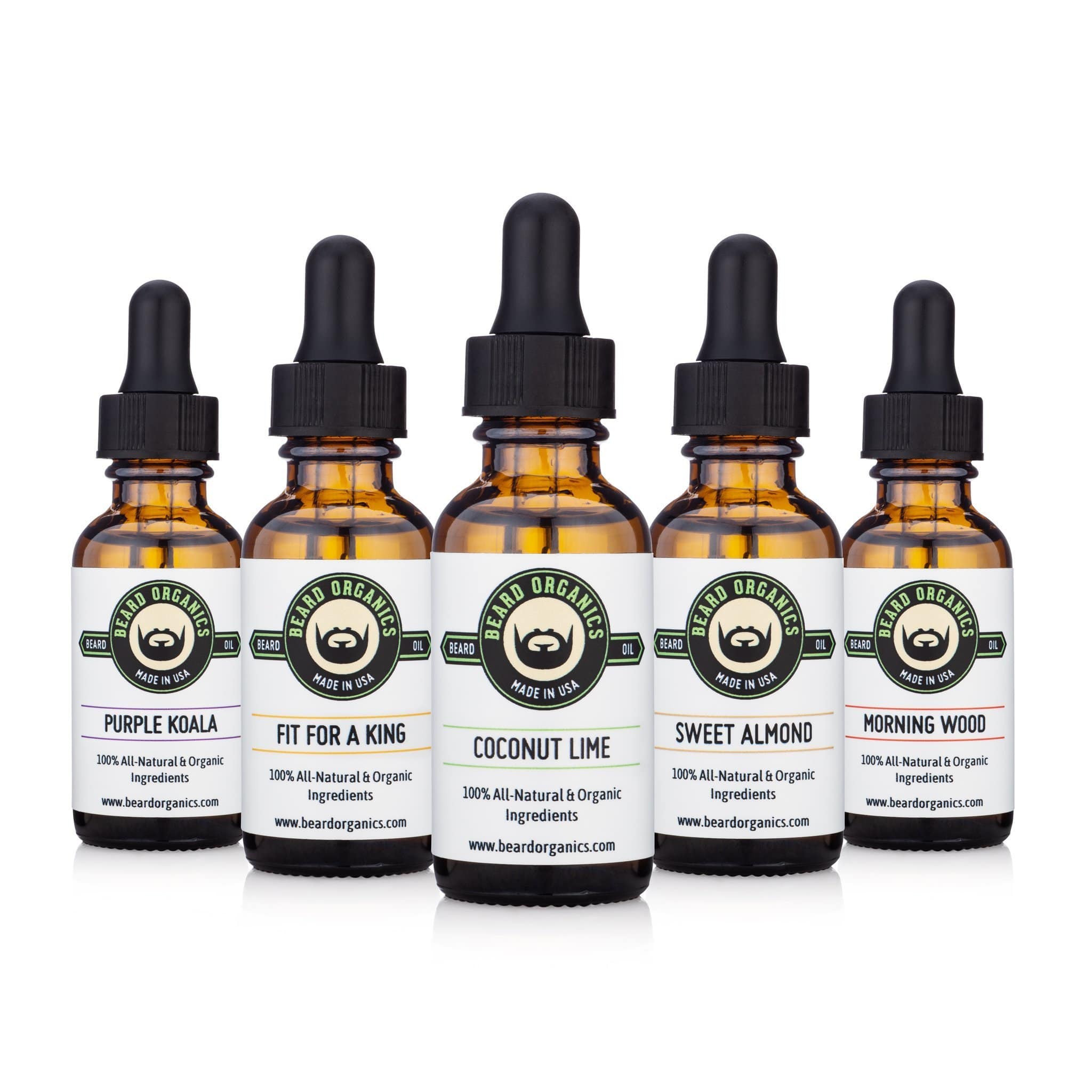 The Beard Oil Collection by Beard Organics