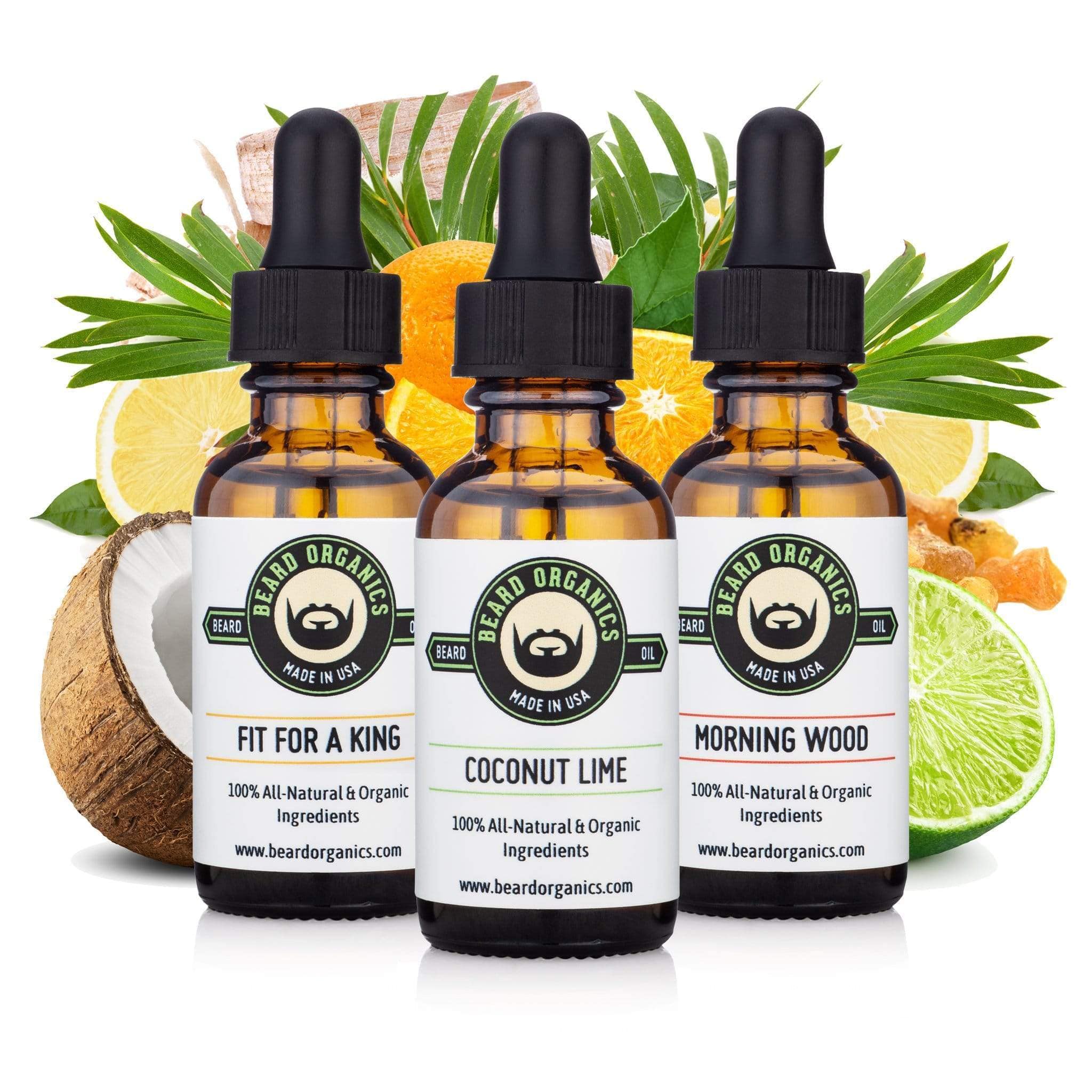 Citrus Beard Oil Collection by Beard Organics