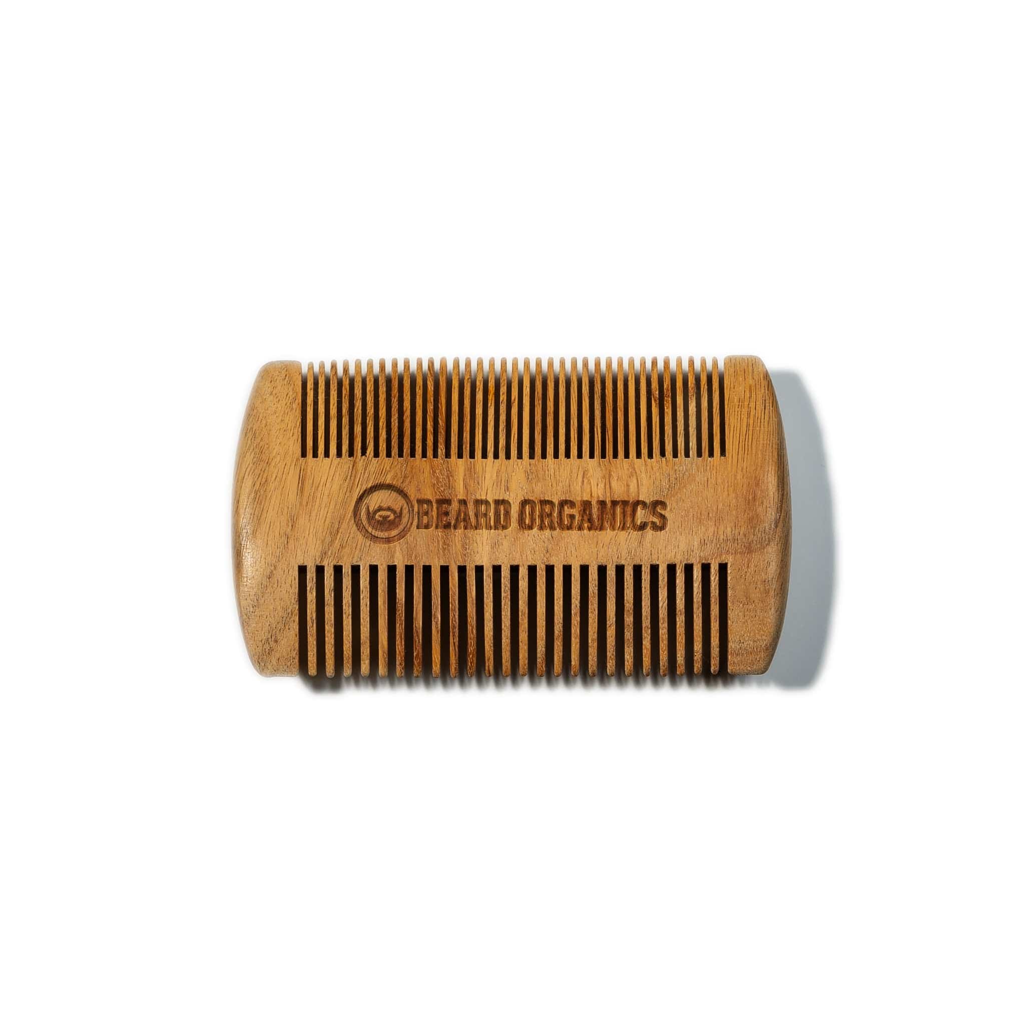 Natural Sandalwood Beard Comb by Beard Organics