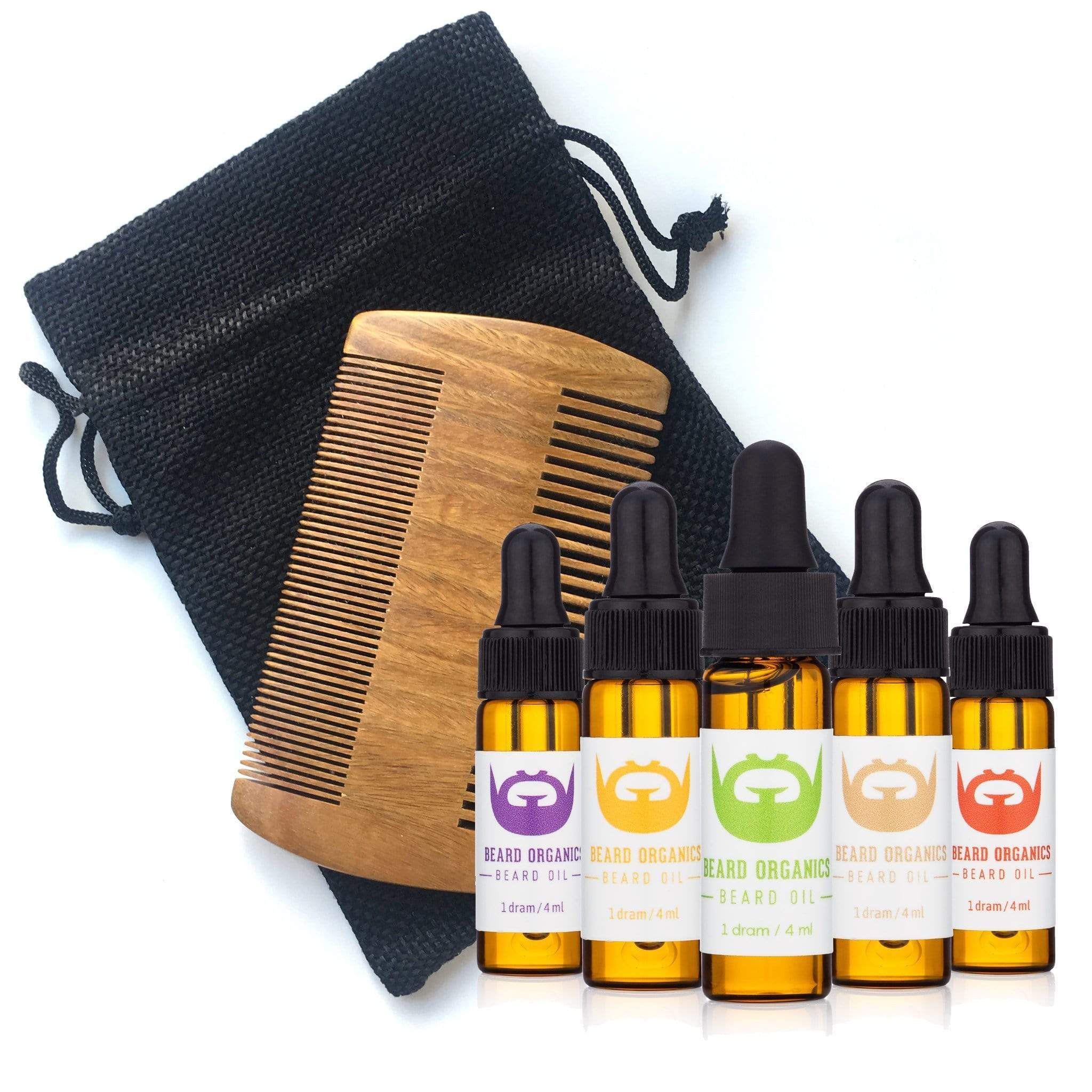 Beard Comb & Beard Oil Sample Combo by Beard Organics