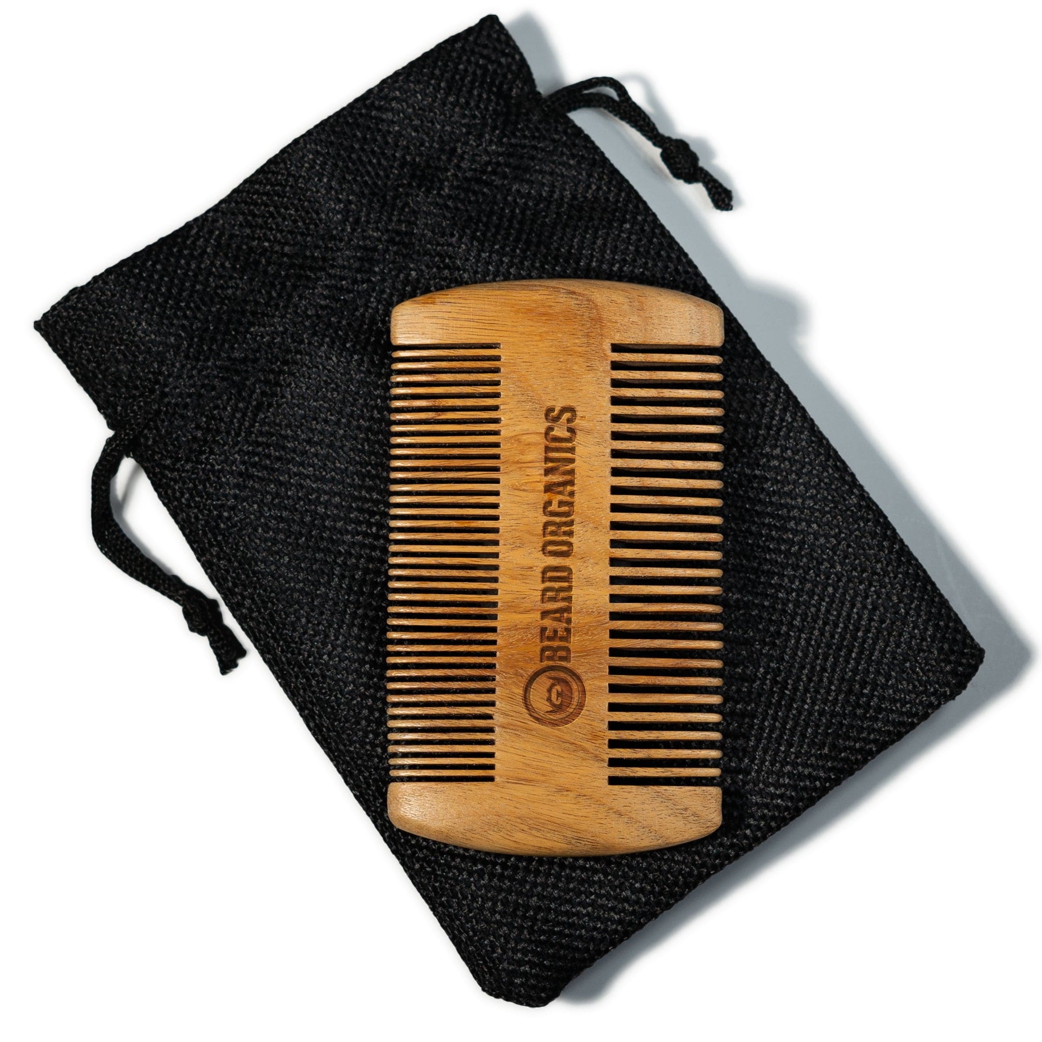 Natural Sandalwood Beard Comb by Beard Organics