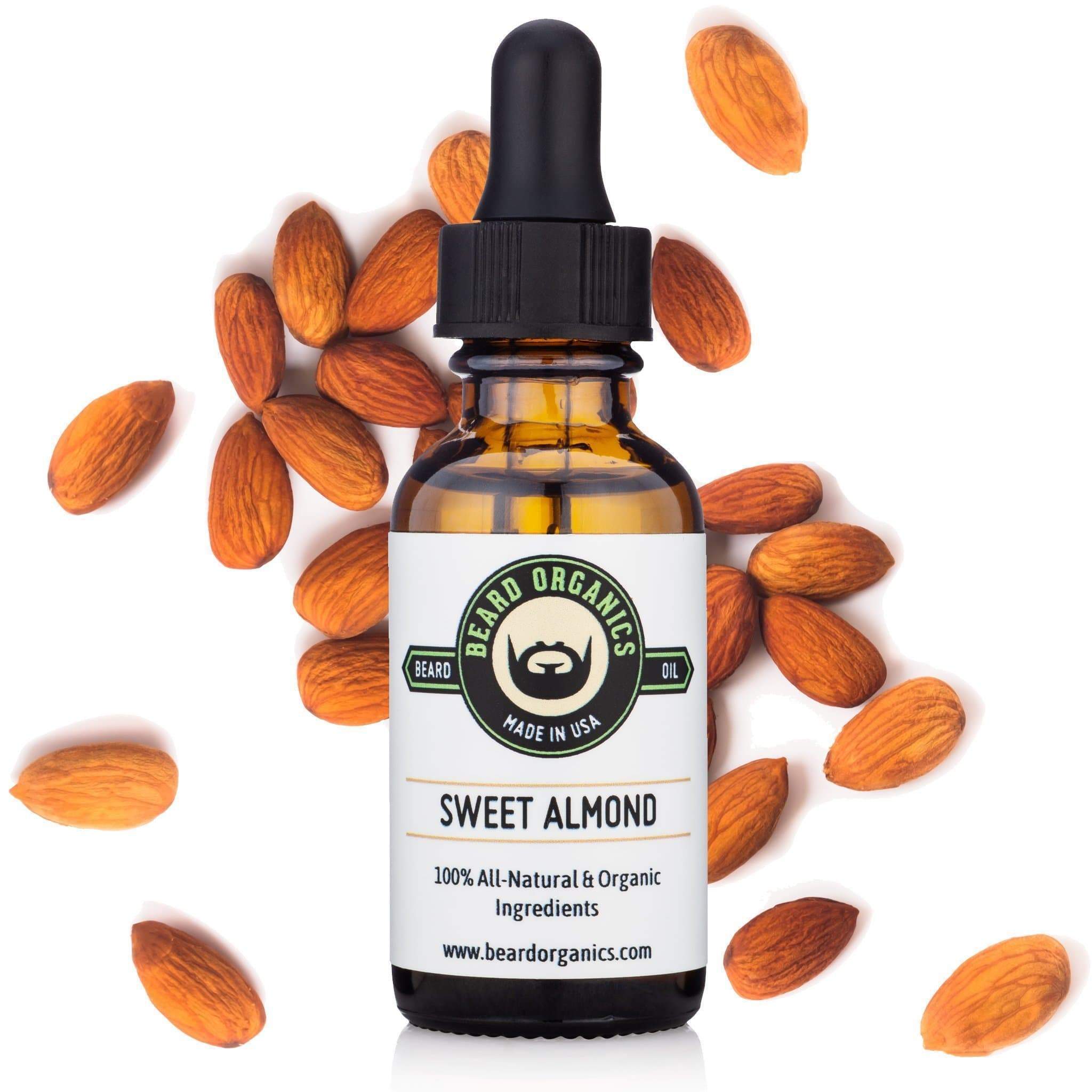 Sweet Almond Beard Oil - Fragrance-Free by Beard Organics